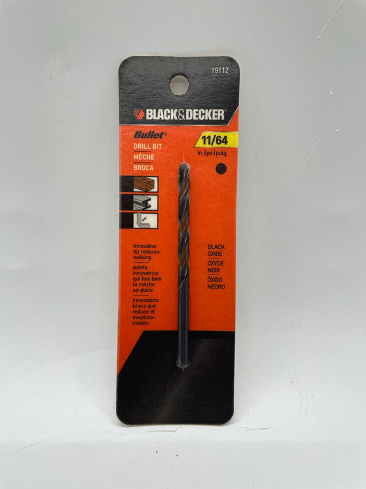 11/64” DRILL BIT - BLACK & DECKER (19112)