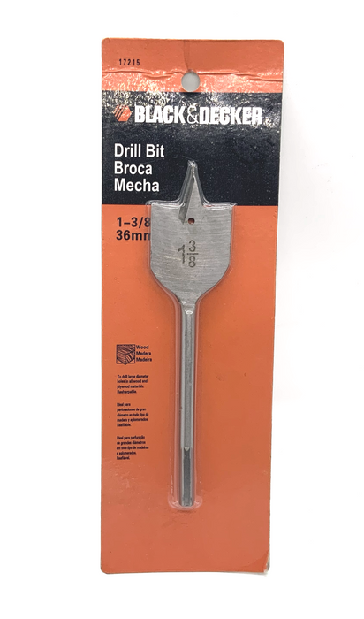 1-3/8” WOOD DRILL BIT - BLACK & DECKER (17215)