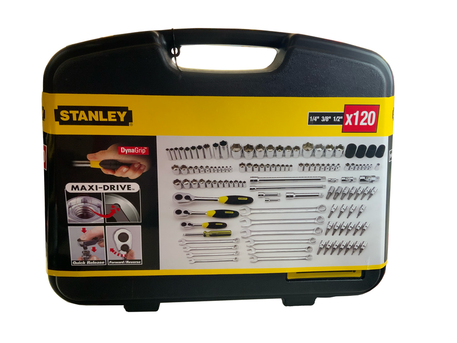 120 PCS MECHANICS TOOL SET SAE/MM - STANLEY (9791931)