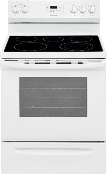 30” Freestanding Electric Range -White Frigidaire (FCRE3052AW)
