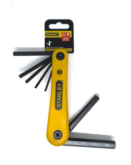 7 PCS FOLDING HEX KET SET - STANLEY (95IB69262)