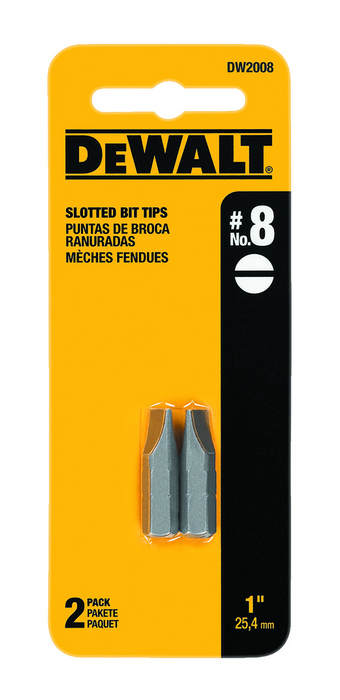 #8 SLOTTED BIT TIP - DeWALT (DW2008z)