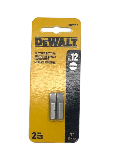 #12 SLOTTED BIT TIP - DeWALT (DW2012z)