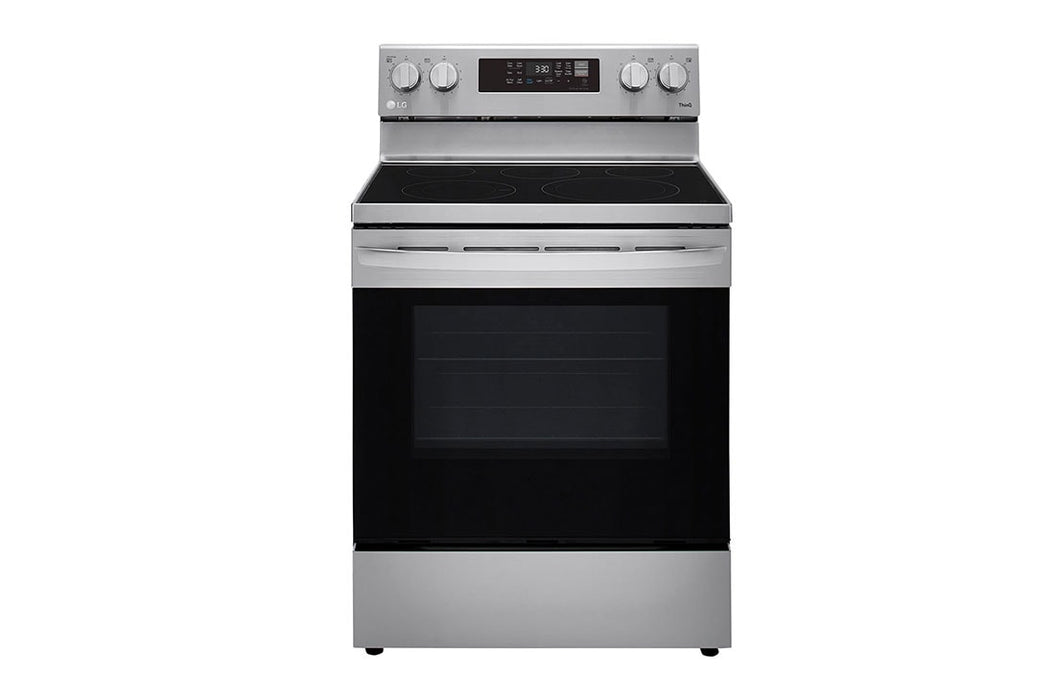 6.3 cu ft. Smart Wi-Fi Enabled Fan Convection Electric Range with Air Fry & EasyClean® - LG (LREL6323S)