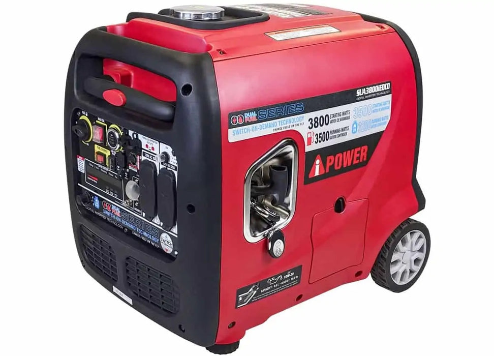 3500W/3800W Dual Fuel Remote Start Inverter Generator - iPOWER (SUA3800IED)